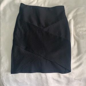 Cute black mini skirt